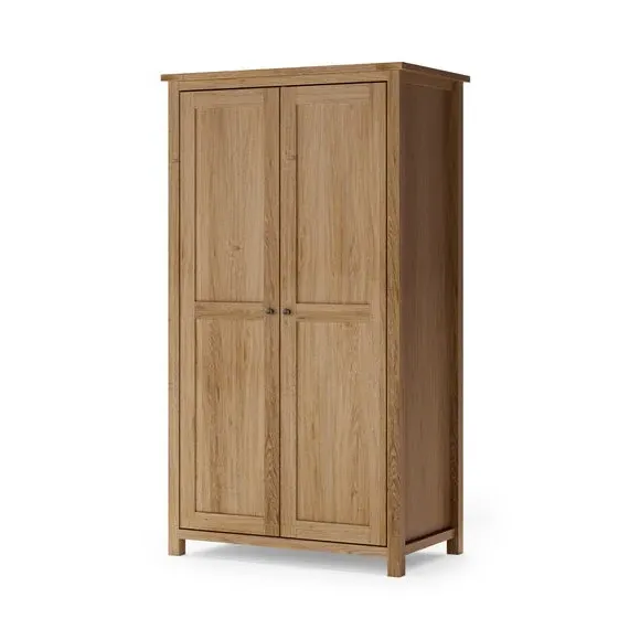 Kitchen Larder Unit with Wine Storage - Oak