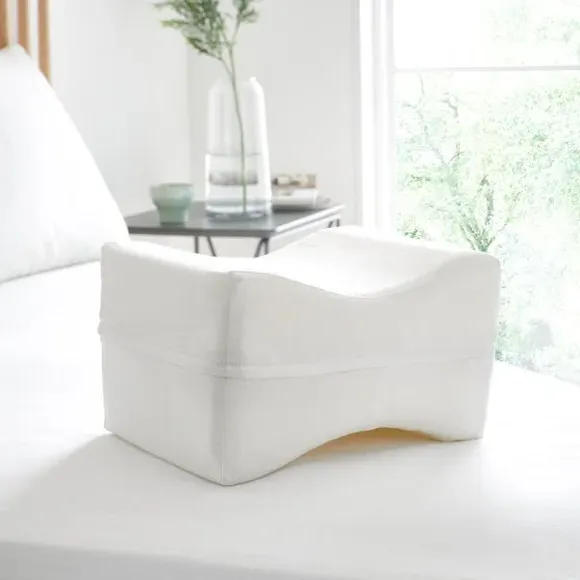Knee Wedge Pillowcase - White, Cotton