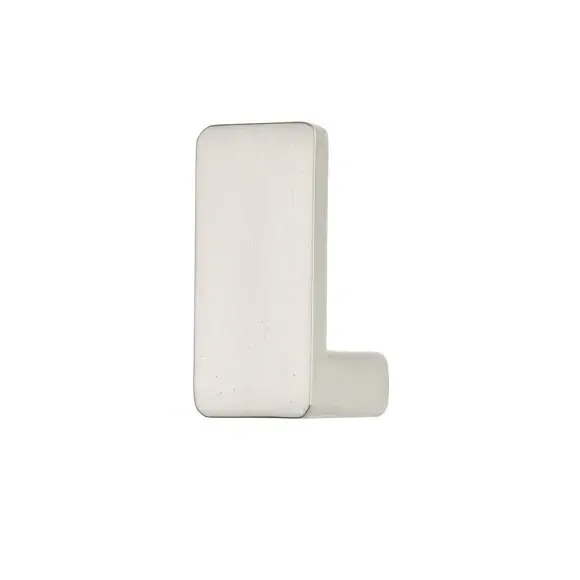 L-Shaped Curtain Tieback Hooks - Satin Steel