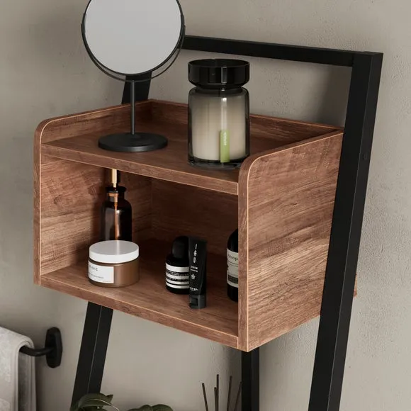 Ladder Bathroom Shelf - Pine Effect, Wood