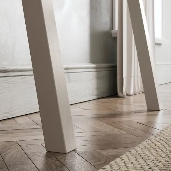 Ladder Desk with Storage - Stone, Wood Effect