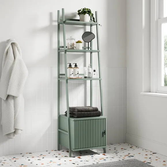 Ladder Shelf with Soft Close Doors - Lilypad image