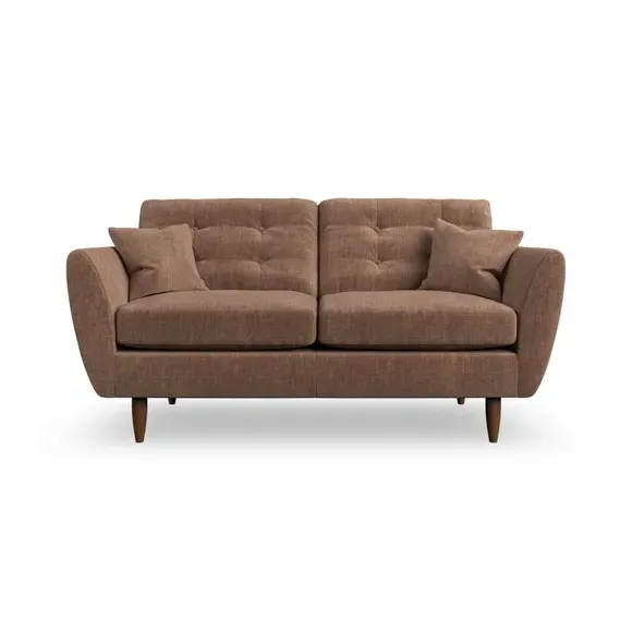 Large 2-Seater Sofa with Scatter Cushions - Clay