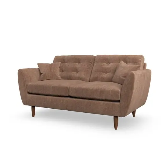 Large 2-Seater Sofa with Scatter Cushions - Clay