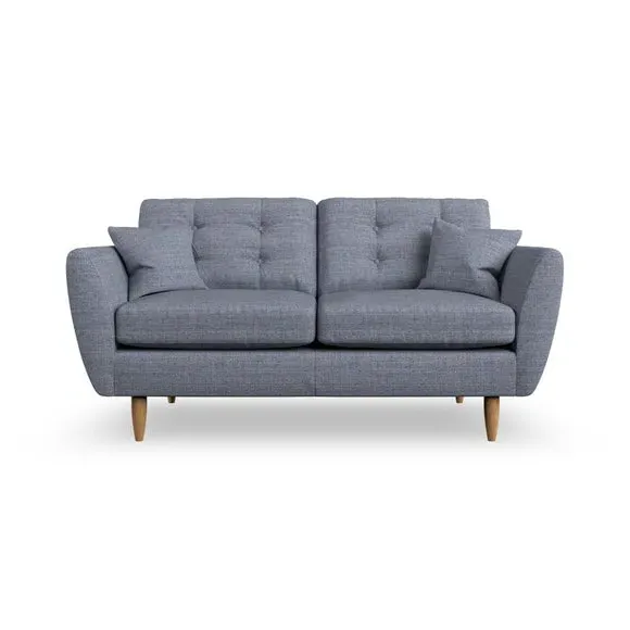 Large 2-Seater Sofa with Scatter Cushions - Navy
