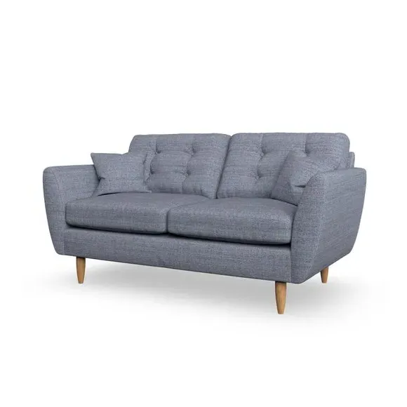 Large 2-Seater Sofa with Scatter Cushions - Navy