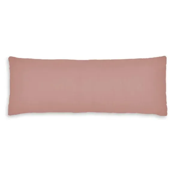 Large Body Pillowcase - Dusty Pink, Cotton