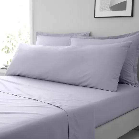 Large Body Pillowcase - Lavender, Cotton