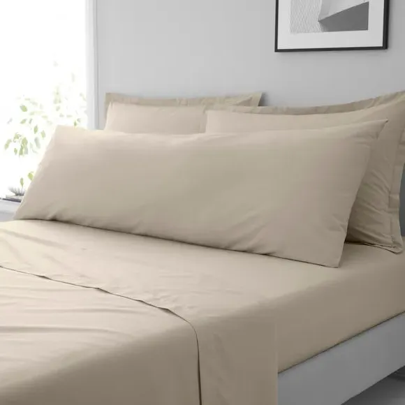 Large Body Pillowcase - Natural, Cotton