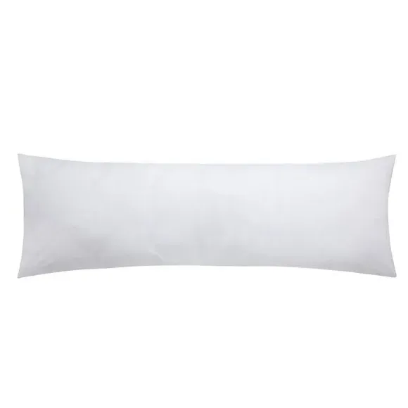 Large Body Pillowcase - White, Cotton