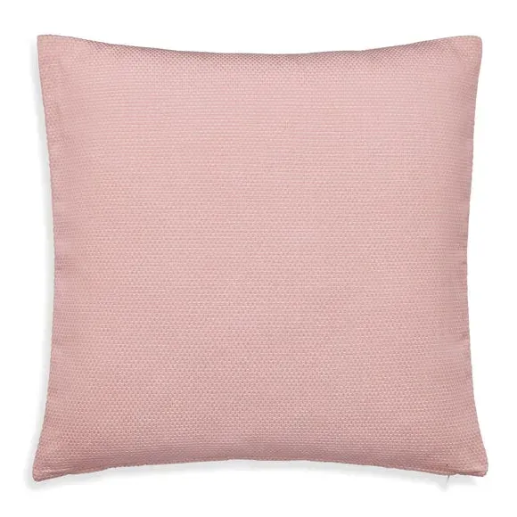 Large Floor Cushion with Dobby Texture - Blush