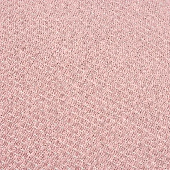 Large Floor Cushion with Dobby Texture - Blush