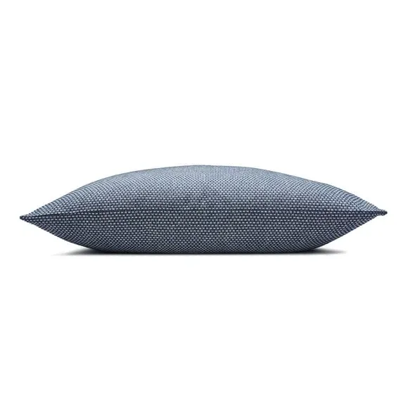 Large Floor Cushion with Dobby Texture - Navy
