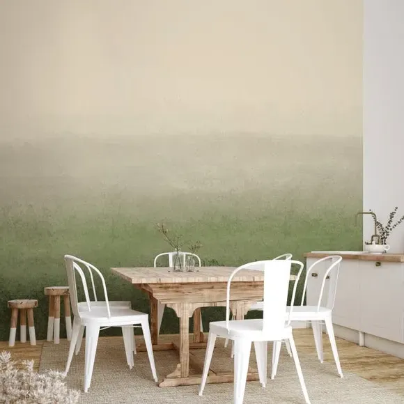 Large Scale Wall Mural Ombre - Green