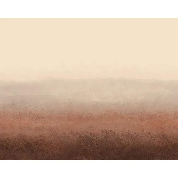 Large Scale Wall Mural Ombre - Terracotta