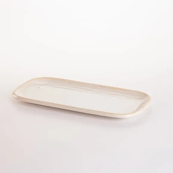 Large Serving Tray - Natural, Stoneware