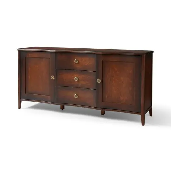 Large Sideboard with Soft Close - Dark, Birch