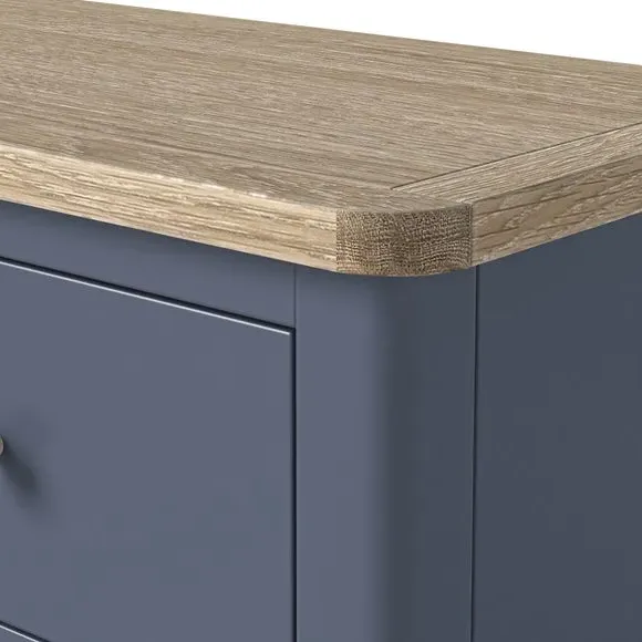 Large Sideboard with Storage - Blue, Pine