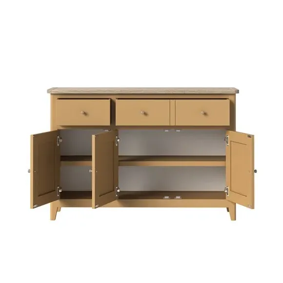 Large Sideboard with Storage - Honey, Pine