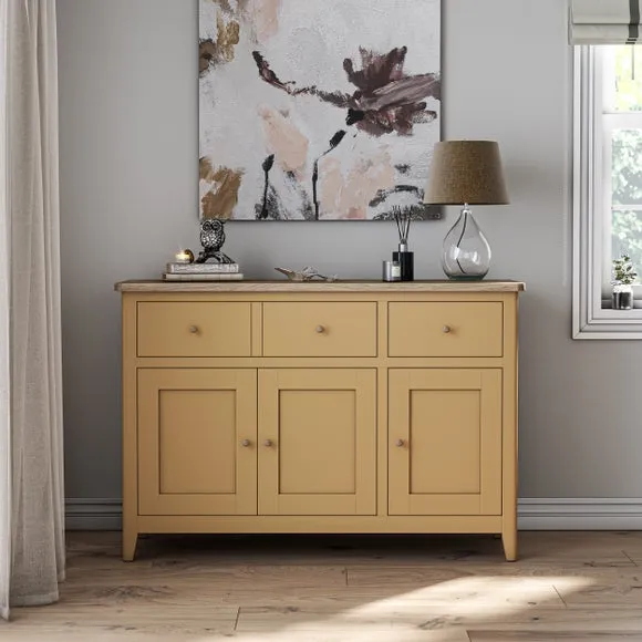 Large Sideboard with Storage - Honey, Pine
