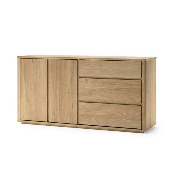 Large Sideboard with Storage - Light Oak Effect