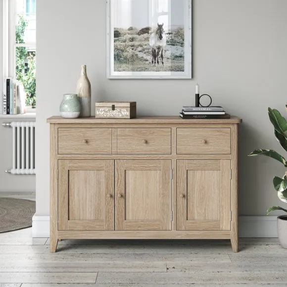 Large Sideboard with Storage - Oak, Pine