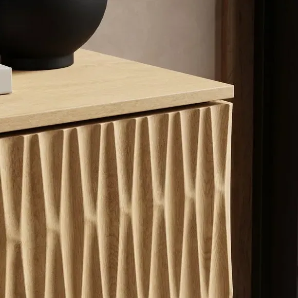 Large Sideboard with Storage - Oak, Wood