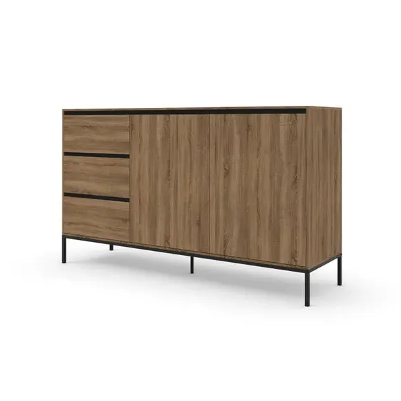 Large Sideboard with Storage - Oak, Wood