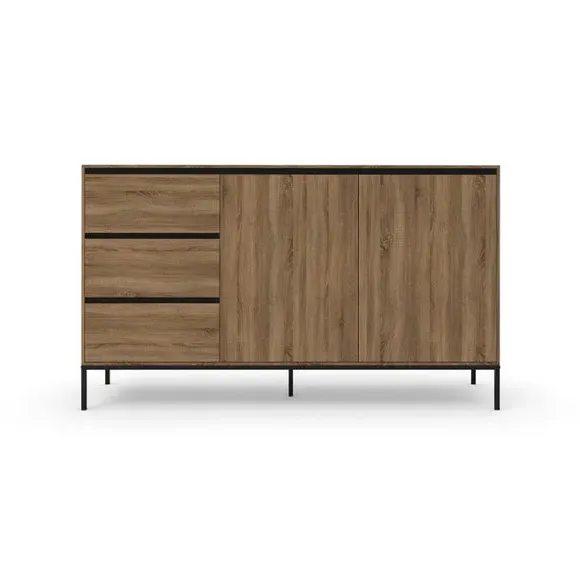 Large Sideboard with Storage - Oak, Wood