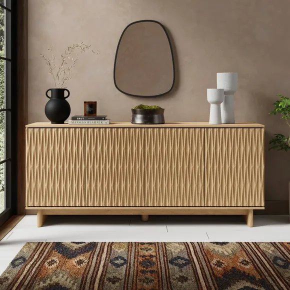 Large Sideboard with Storage - Oak, Wood image