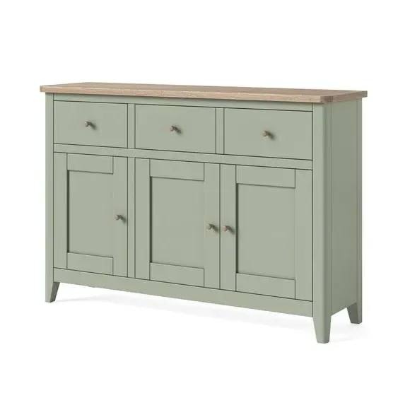 Large Sideboard with Storage - Sage, Pine