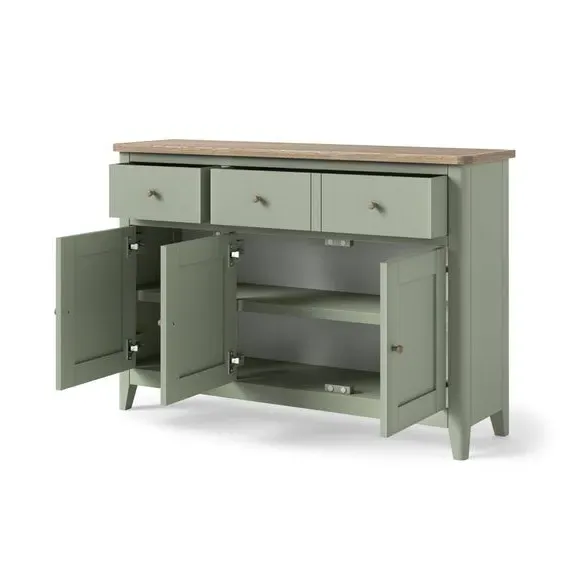 Large Sideboard with Storage - Sage, Pine