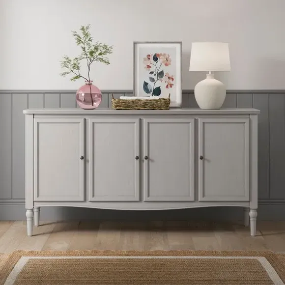 Large Sideboard with Storage - Stone, Painted image
