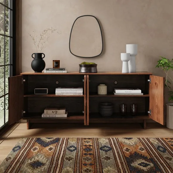 Large Sideboard with Storage - Walnut, Wood