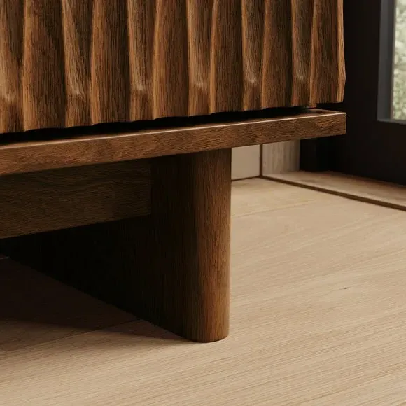 Large Sideboard with Storage - Walnut, Wood