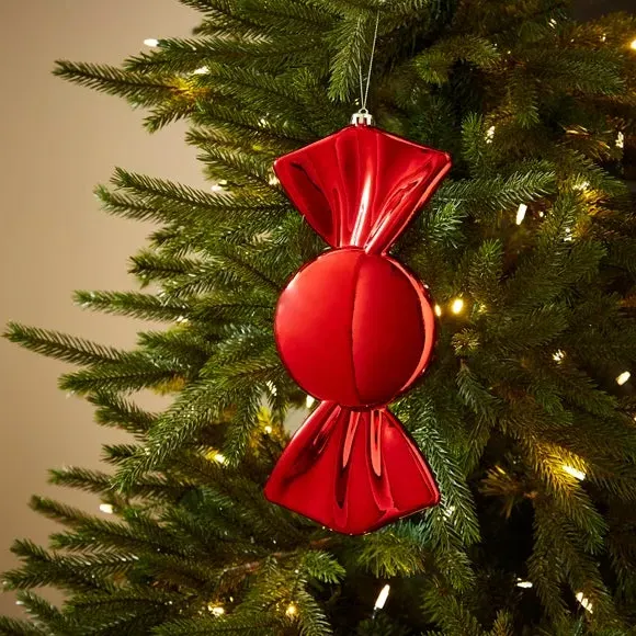 Large Sweet Hanging Decoration - Red, Glossy image