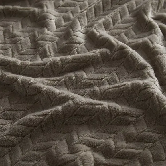 Large Throw Blanket Recycled - Chateau Grey, Fleece