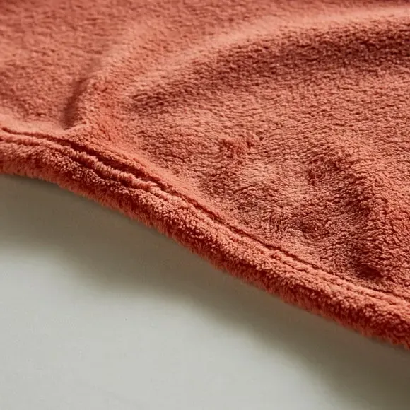 Large Throw Blanket - Terracotta, Polyester