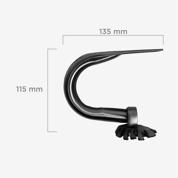 Leaf Curtain Holdbacks - Antique Brass, Resin