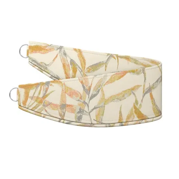 Leaf Design Curtain Tieback - Apricot, Fabric