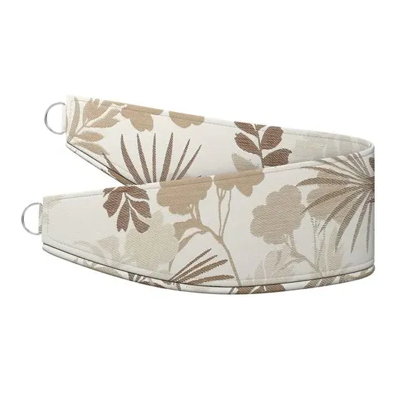 Leaf Design Curtain Tieback - Natural