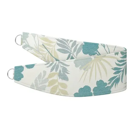 Leaf Design Curtain Tieback - Seafoam