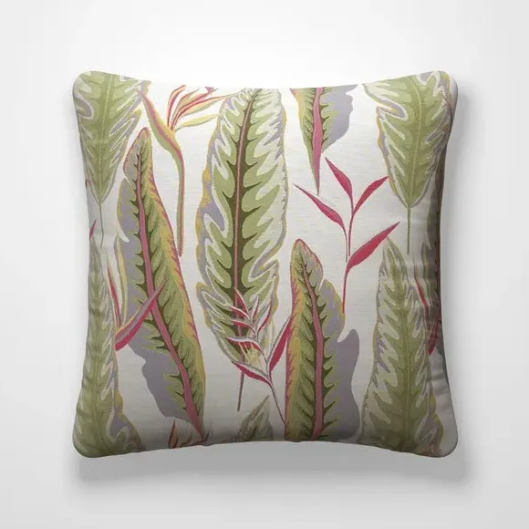 Leaf Design Cushion Cover - Chintz