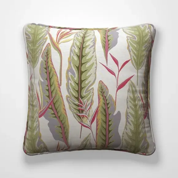 Leaf Design Cushion Cover - Chintz