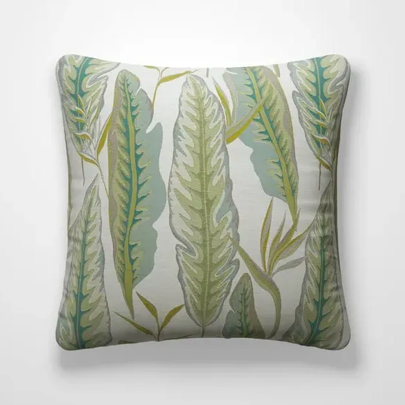 Leaf Design Cushion Cover - Pampas
