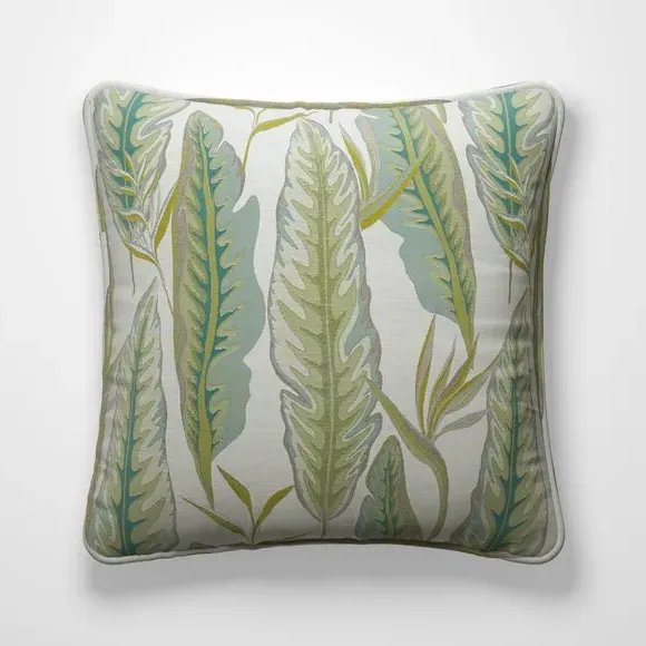 Leaf Design Cushion Cover - Pampas