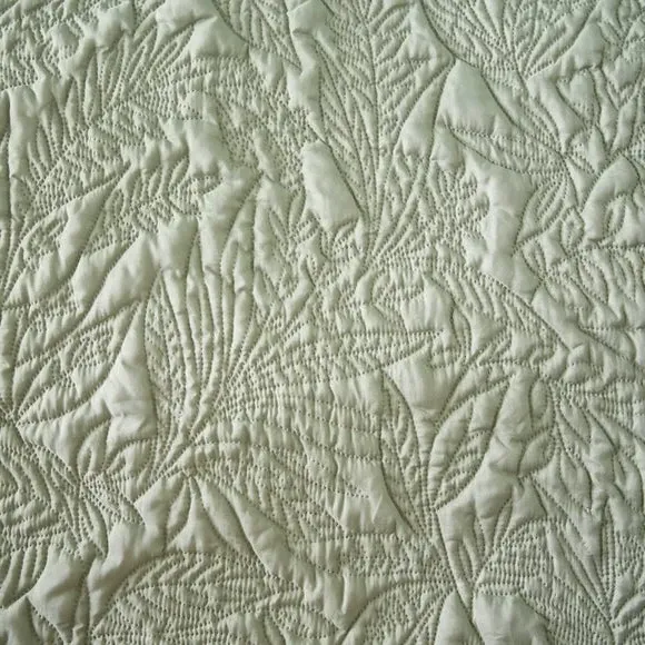 Leaf Duvet Cover & Pillowcase Set - Sage