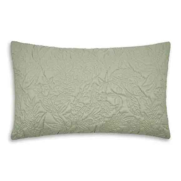 Leaf Duvet Cover & Pillowcase Set - Sage