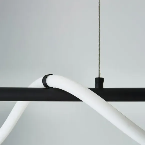 LED Ceiling Light with Adjustable Bar - Black