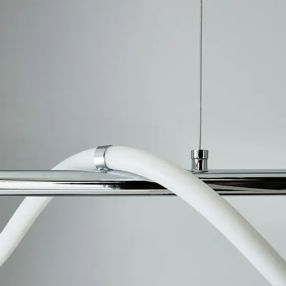 LED Ceiling Light with Adjustable Bar - Chrome